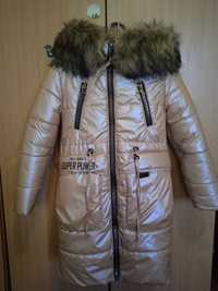 Зимова куртка, пальто, пуховик для дівчинки