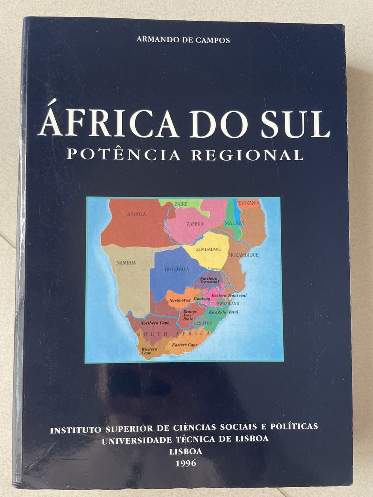 Livro académico Africa do Sul potência regional