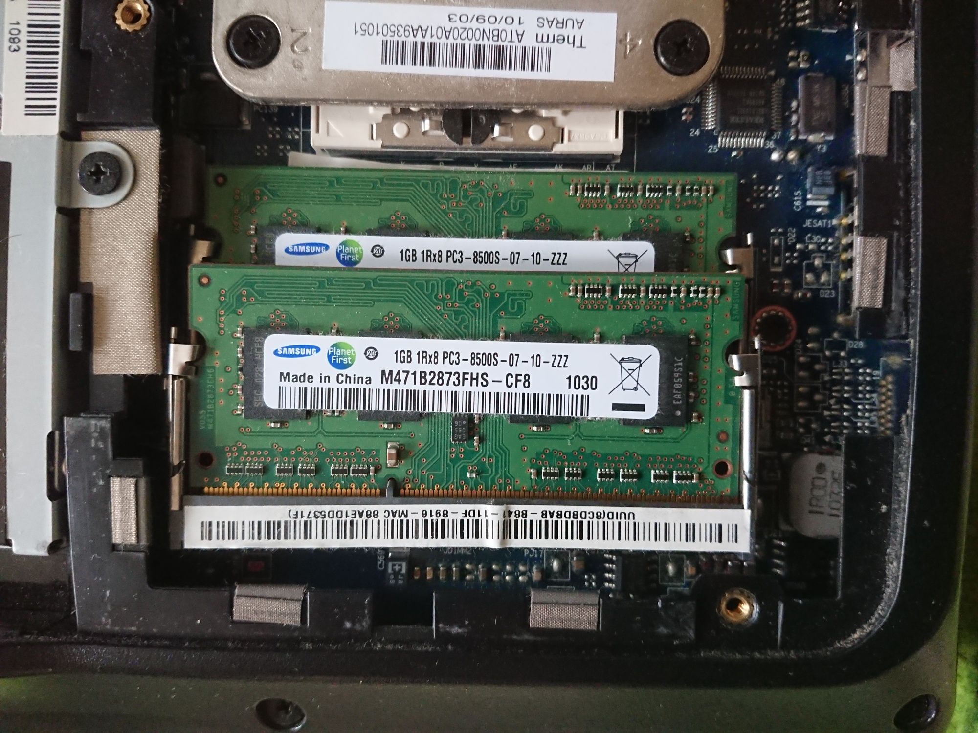 Оперативна пам'ять SAMSUNG 1Gb SO-DIMM DDR3 M471B2873FHS-CF8