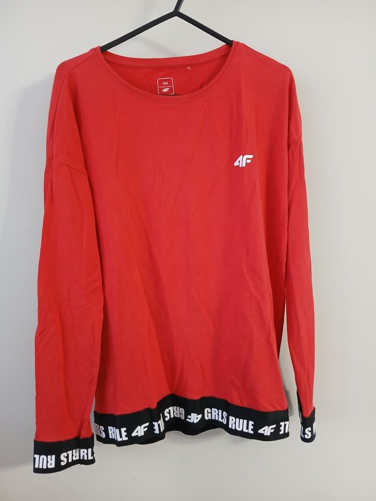 Bluzka sportowa 4F czerwona roz 164