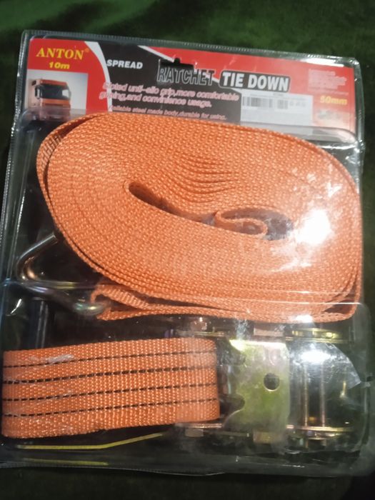 Ремень стяжной для груза с храповиком