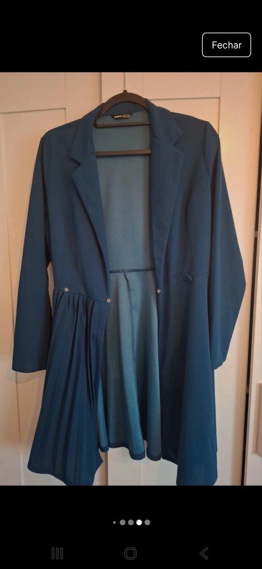 Vestido Azul Executivo
