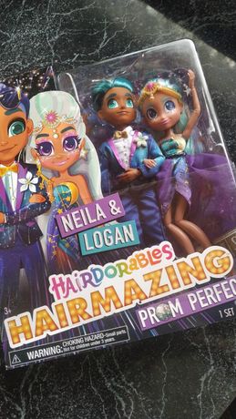 Хэрдораблс Нейла и Логан Hairdorables Hairmazing Neila and Logan