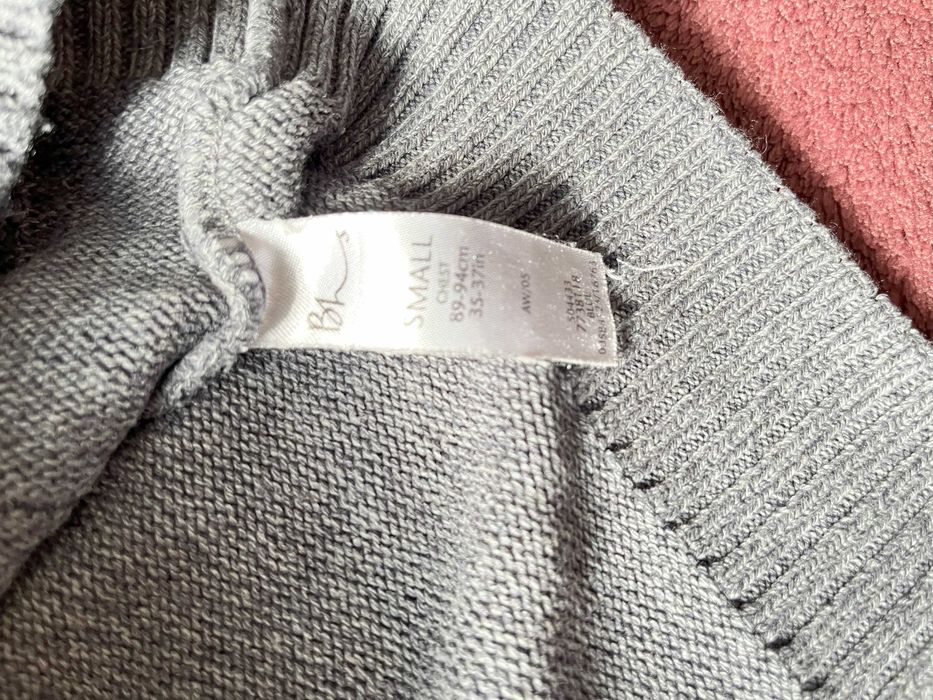 Kamizelka dzianinowa szara BHS rozmiar S