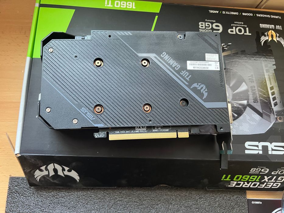 Відеокарта ASUS TUF Gaming GeForce GTX 1660 Ti OC