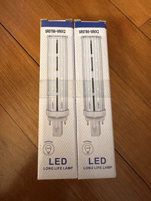 Conj 2 Lâmpadas Led Long Life 12W Warm White