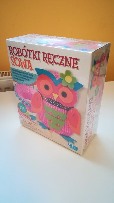 Szycie dla dzieci, Robótki ręczne - sowa