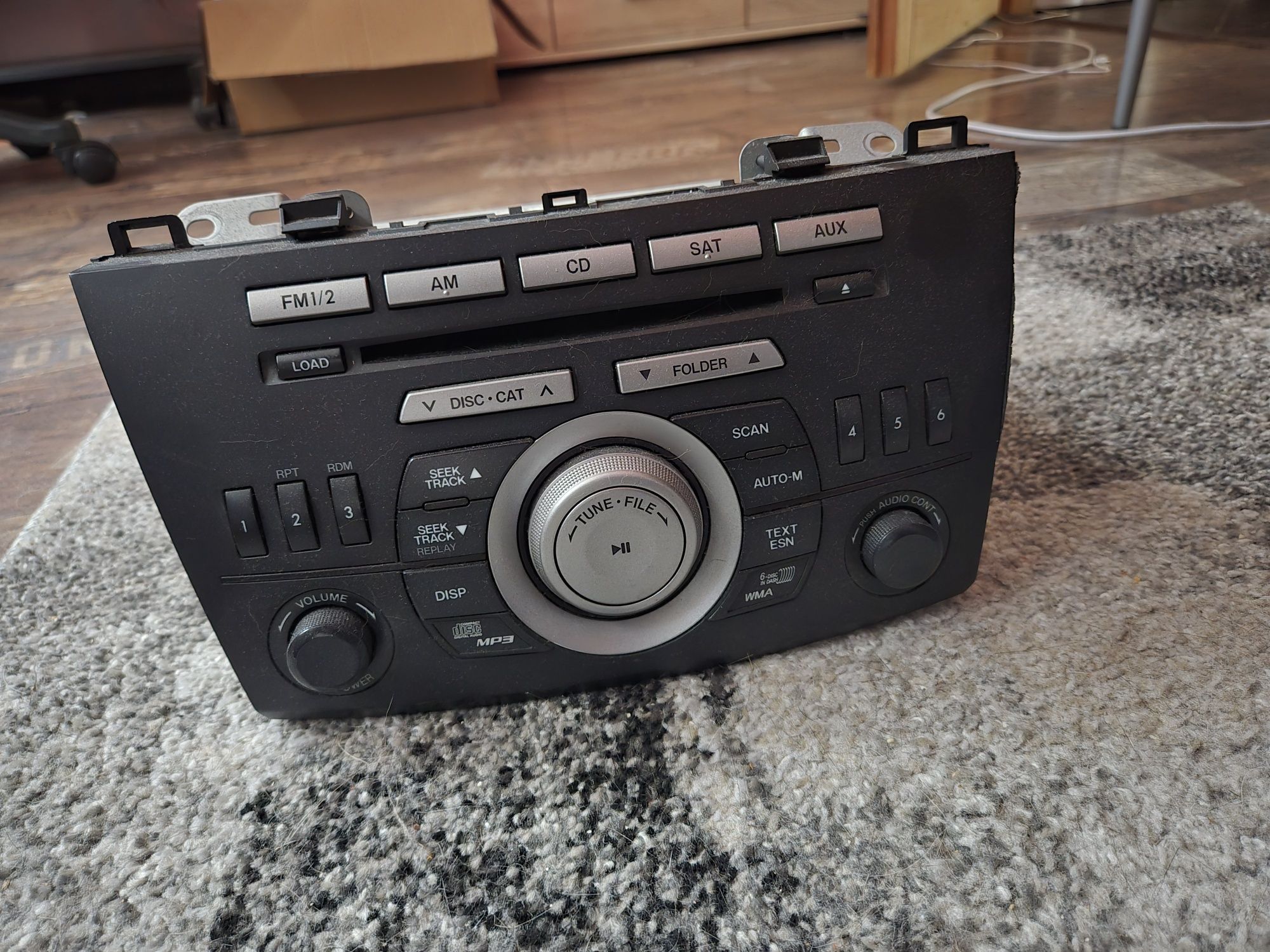 Oryginalne Radio mazda 3. Zmieniarka cd nagłośnienie BOSE