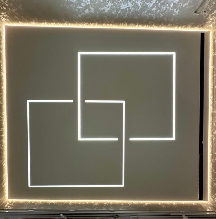 Натяжні стелі матові звягель пістолетний монтаж без пили та бруду