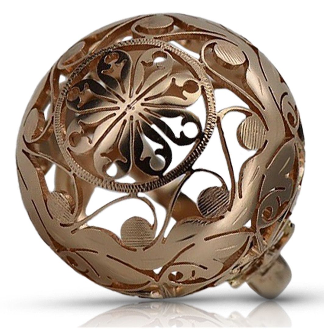 Pierścionek z różowego 14k złota 585 Vintaage ArtDeco vrn014 Wrocław