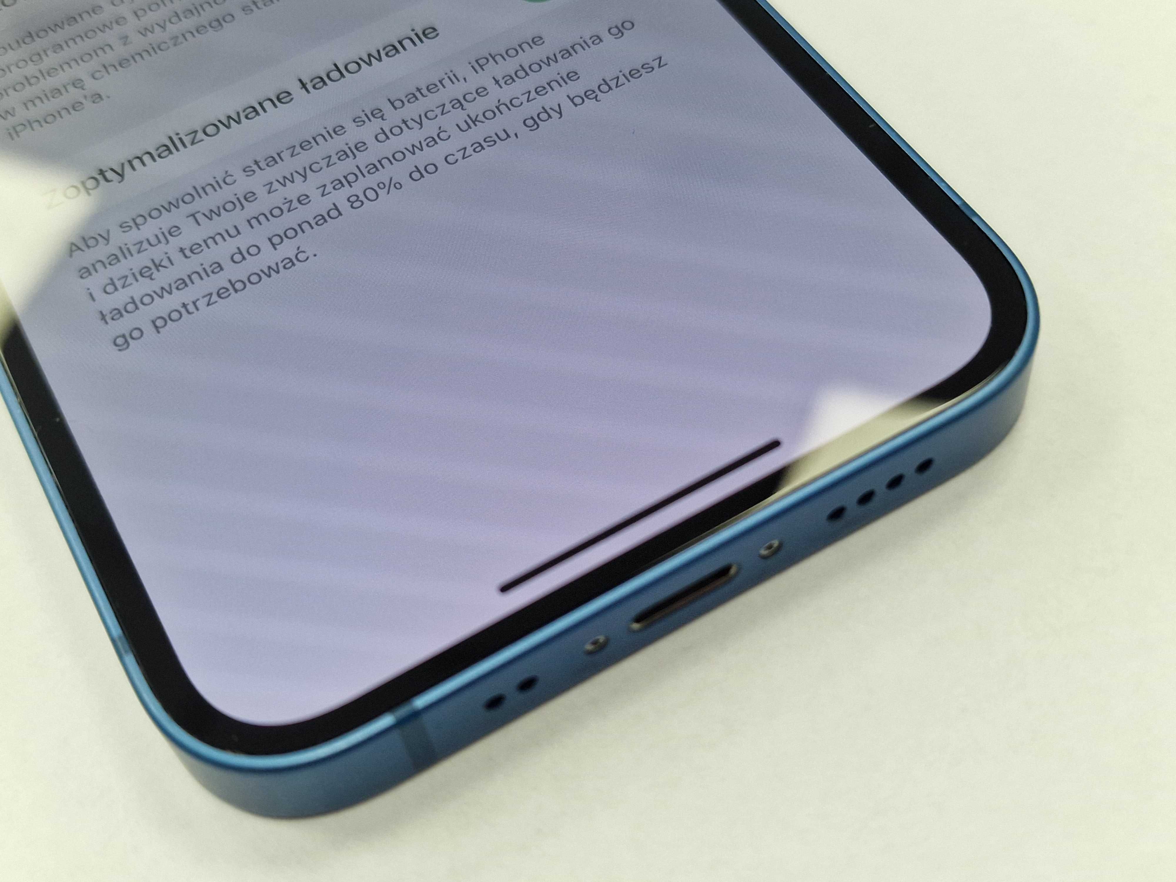 Iphone 13 Mini 128GB/ Blue/ BAT 85%/ Grade A-/ + ładowarka/ FV23%