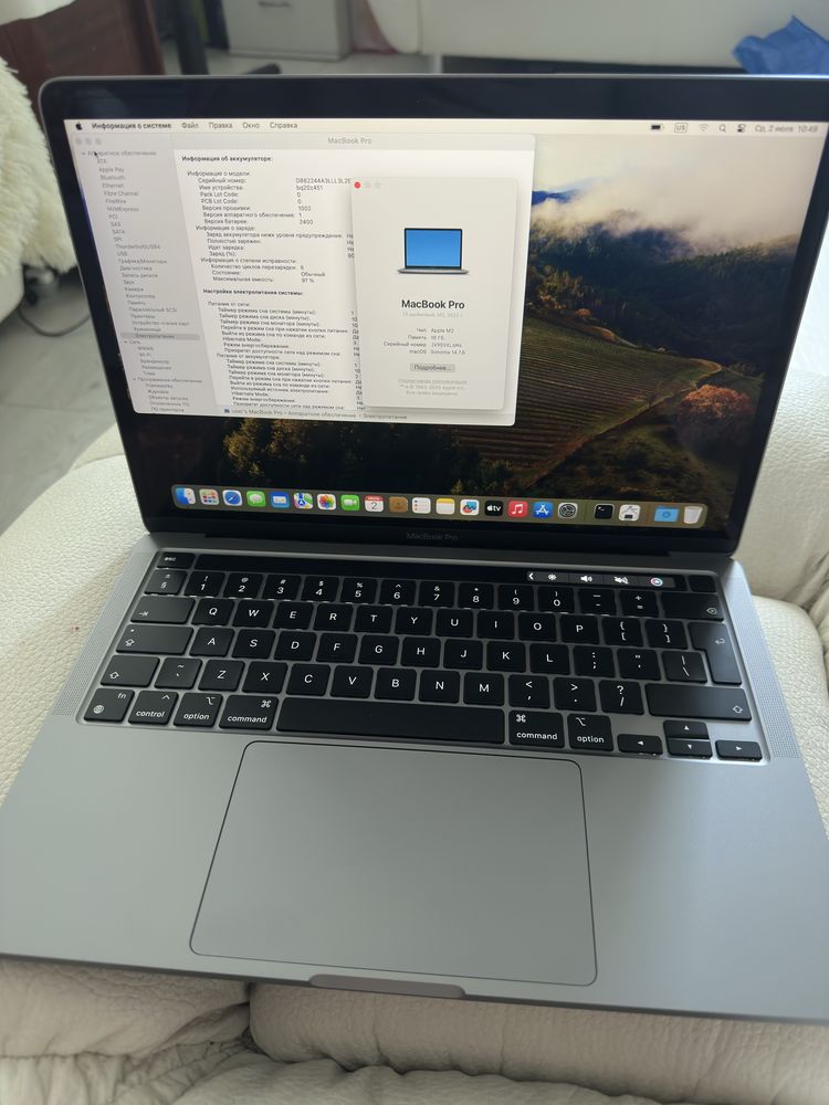 MacBook pro m2 16/256 ідеал