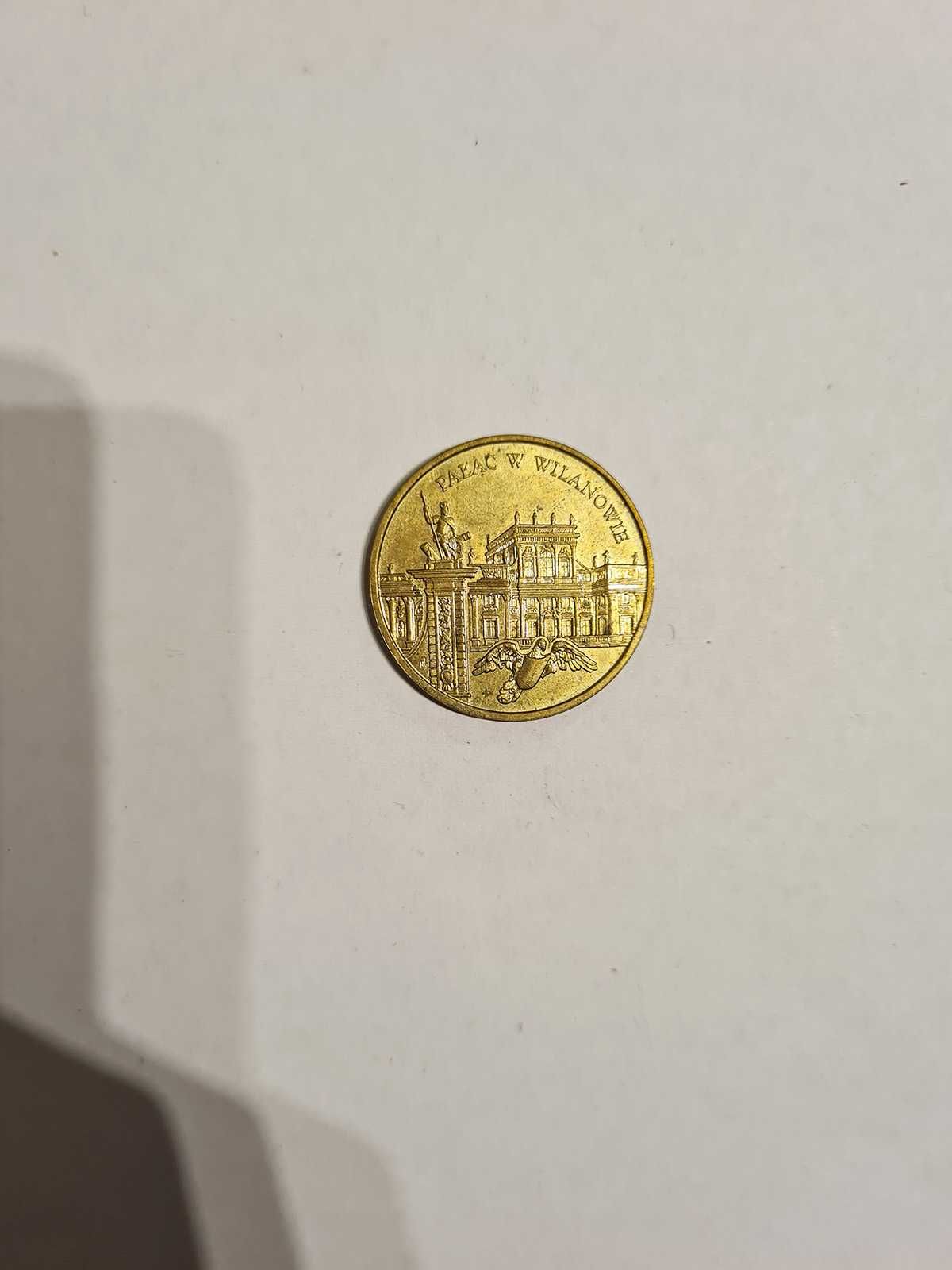 Moneta 2 zł okolicznościowa Pałac w Wilanowie 2000