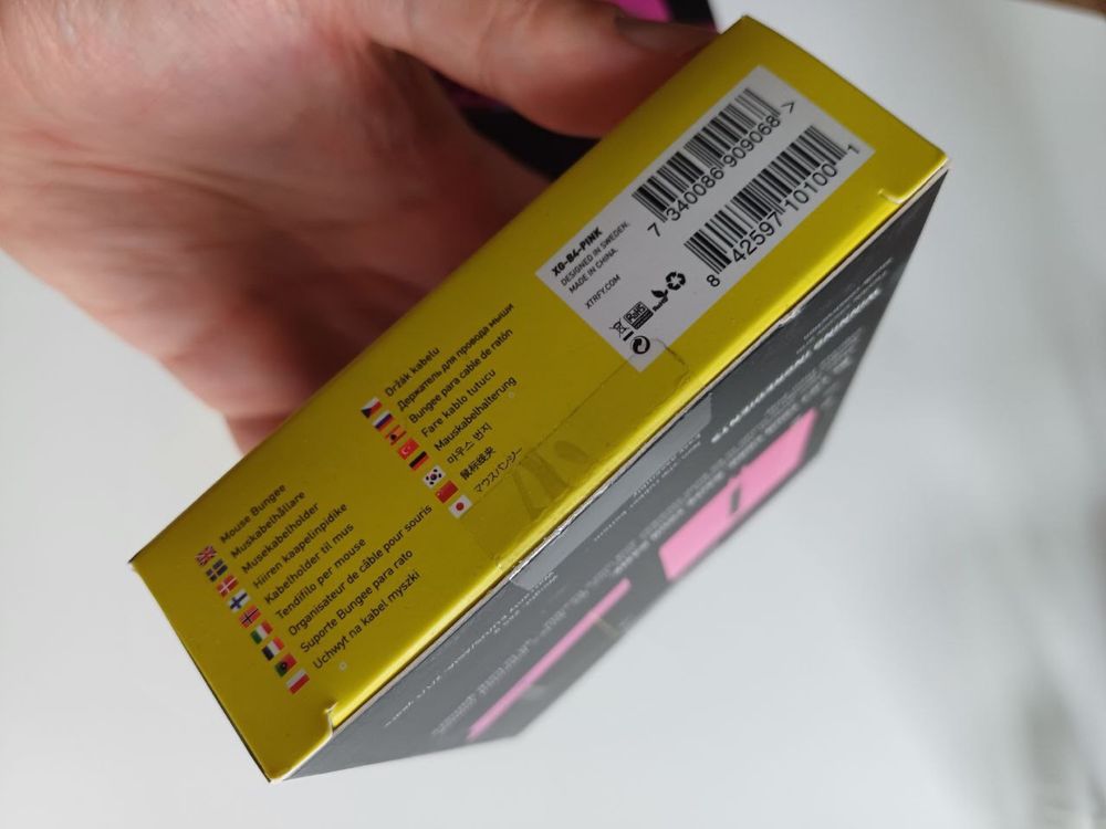 Nowa Mysz Xtrfy M42 RGB ultralekka plus Mouse Bungee w podarunek
