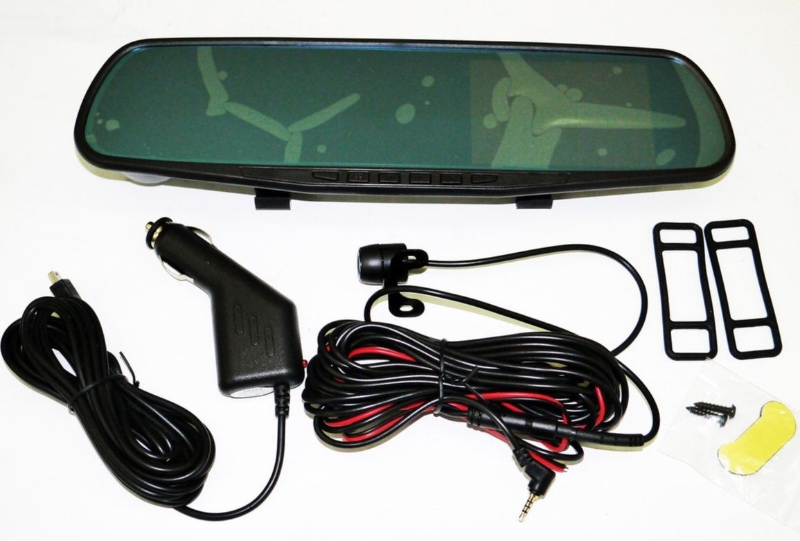Зеркало регистратор DVR L900 Full HD с выносной камерой заднего вида