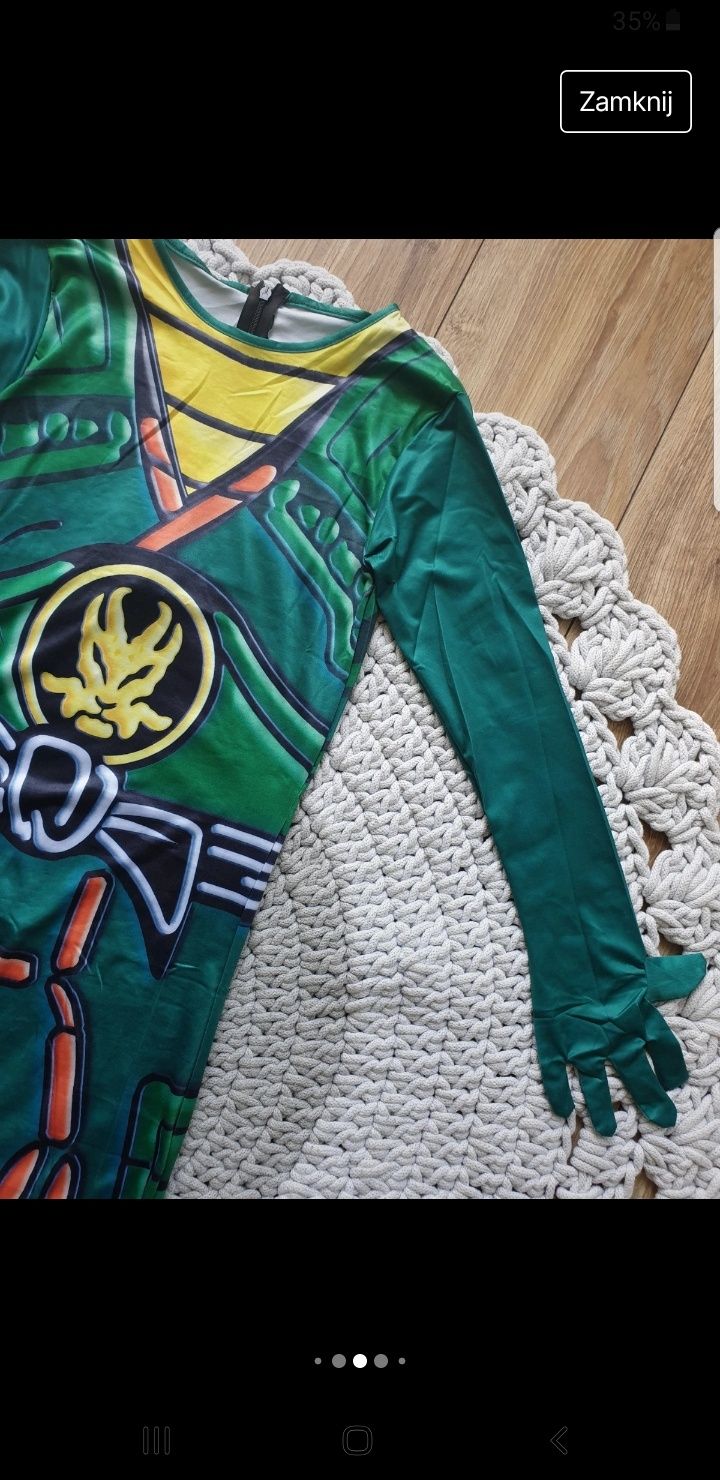 Kostium lego ninjago ninja wojownik