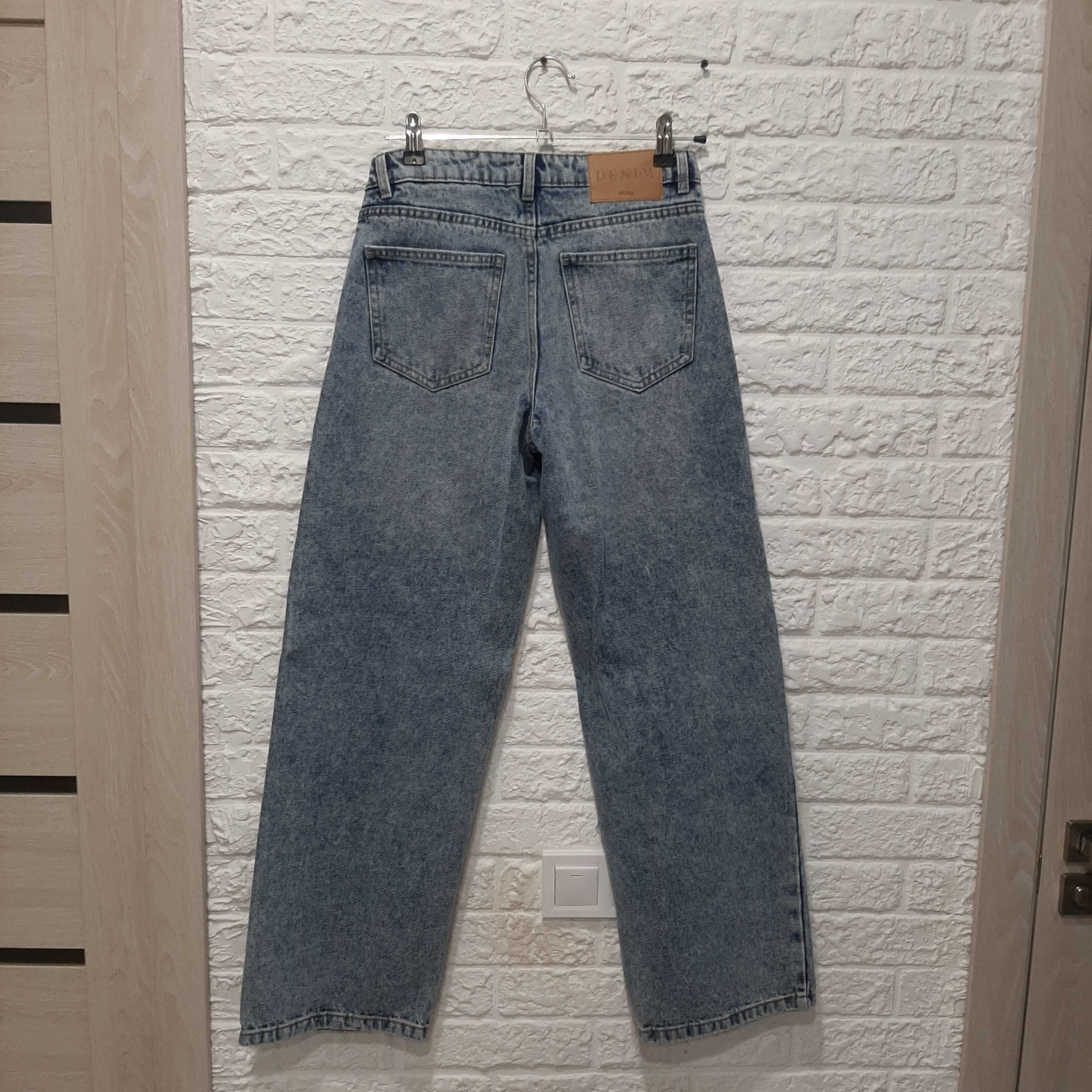 Женские джинсы sinsay синие размер 34(xs-s) Жіночі джинси сині