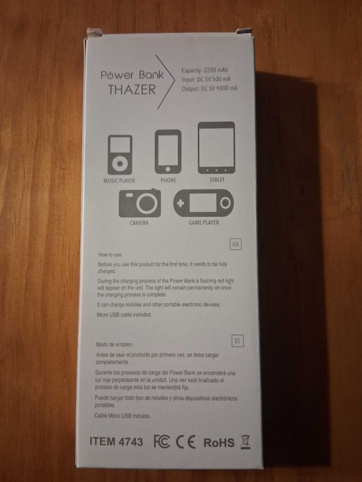 Power bank thazer Mercedes Benz 2200 Mah