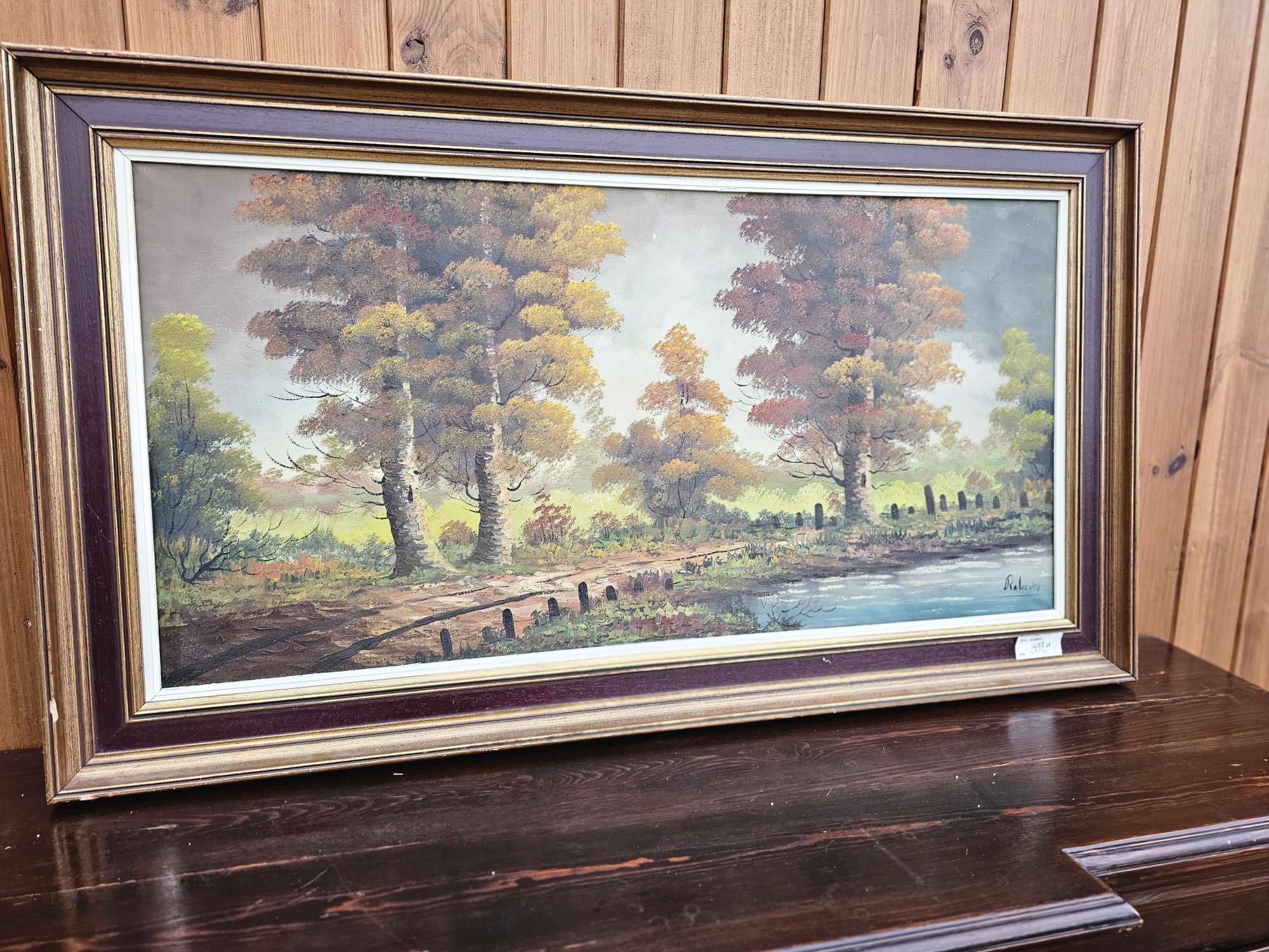 Obraz malowany na płótnie jesień 117 x 66 cm #1518 Stylowy Węgrów