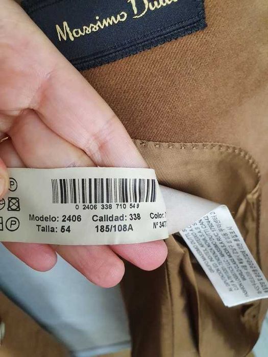 Sobretudo Camel Massimo Dutti