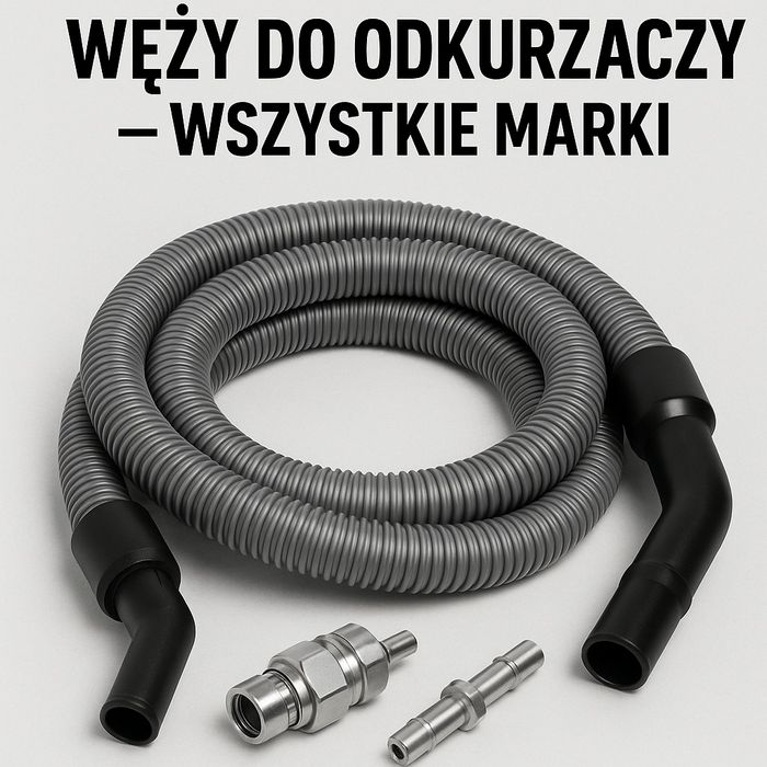 Produkca węży do odkurzaczy (suchych i piorących) – wszystkie marki,