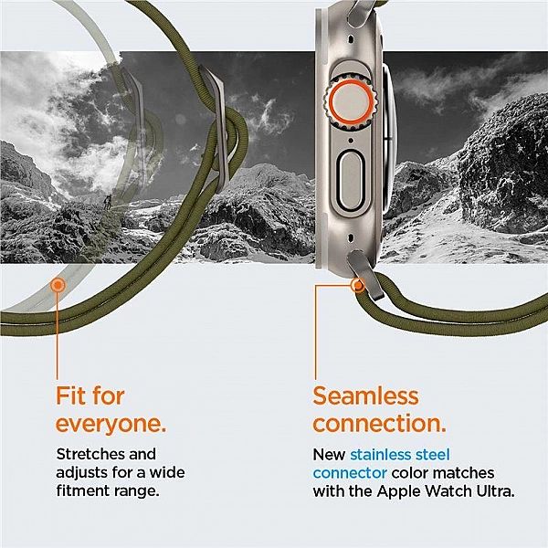 Pasek Spigen Fit Lite Ultra na Apple Watch 4 / 5 / 6 / 7 / 8 / SE / Ul