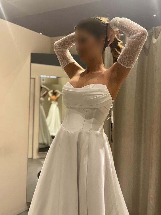 Espetacular vestido de noiva de estilista