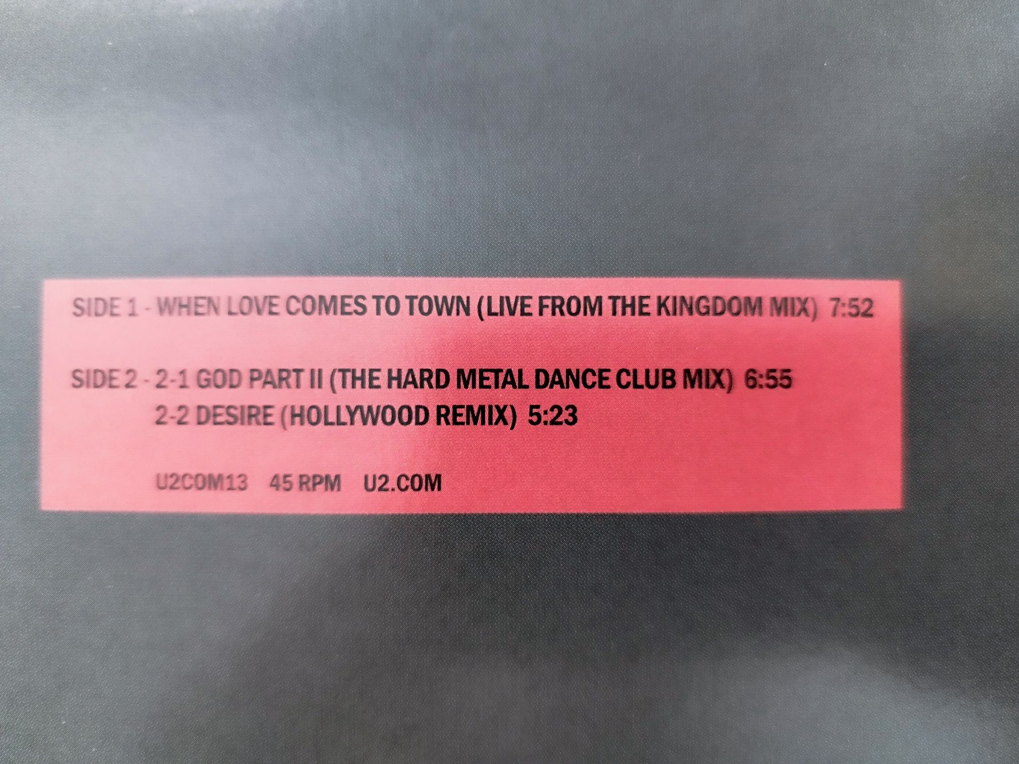 U2 3D - Dance Mixes