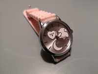 Zegarek Tous różowy pastelowy pasek stylowy