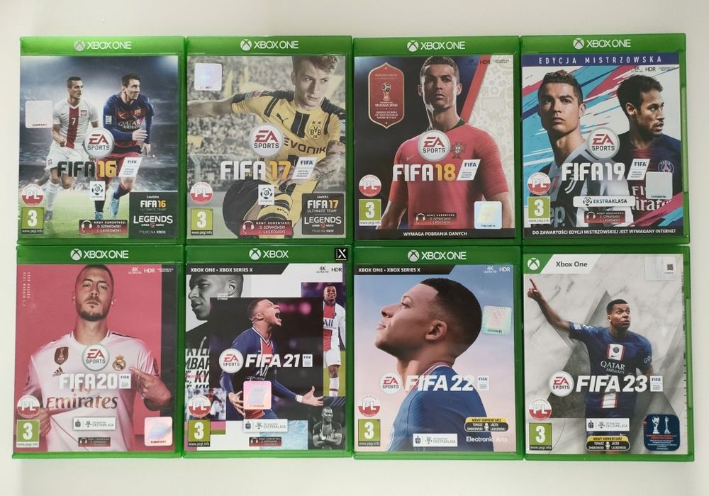 XBOX kolekcja FIFA