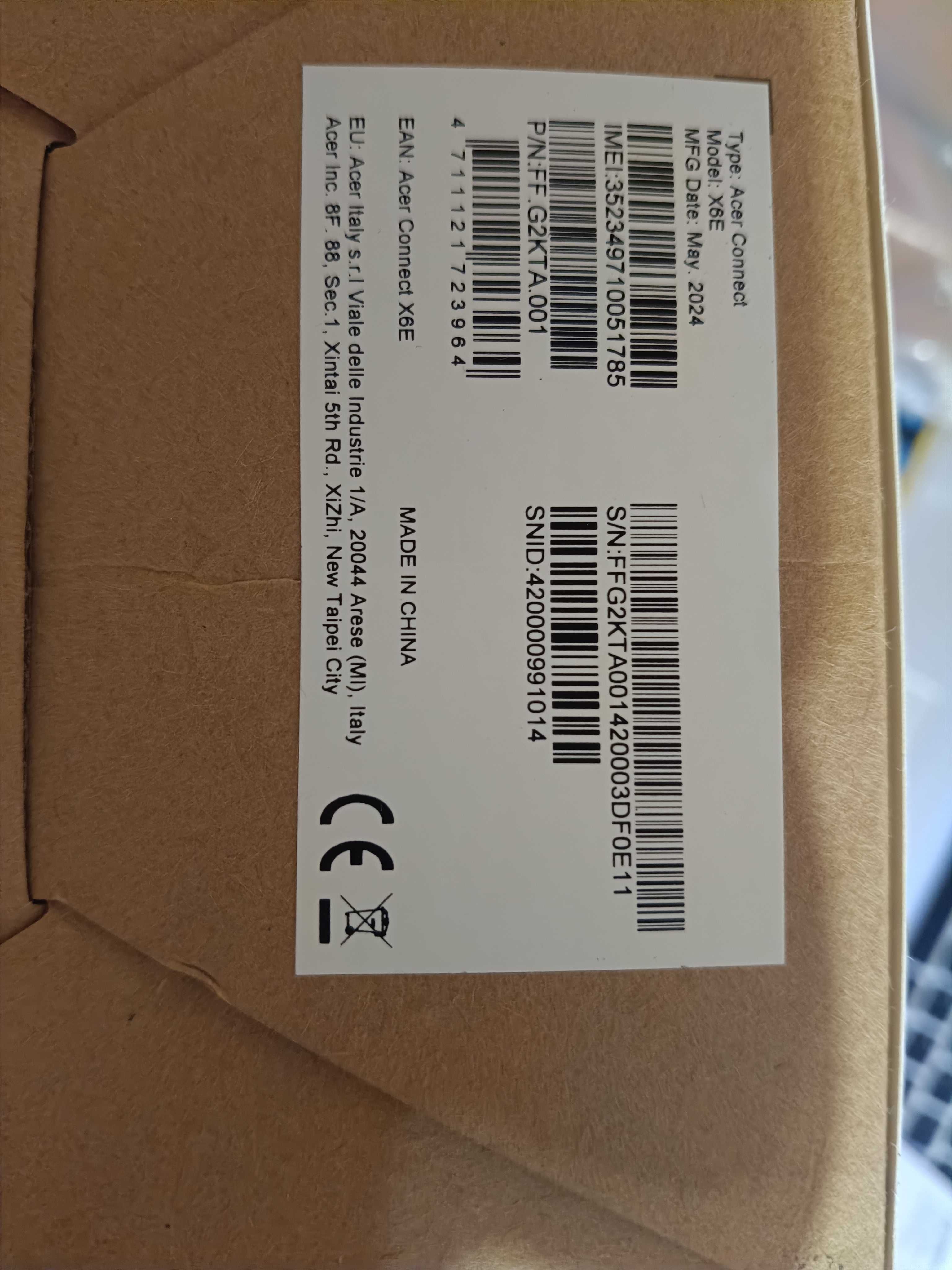 Router stacjonarny Acer Connect X6E 5G CPE- nowy