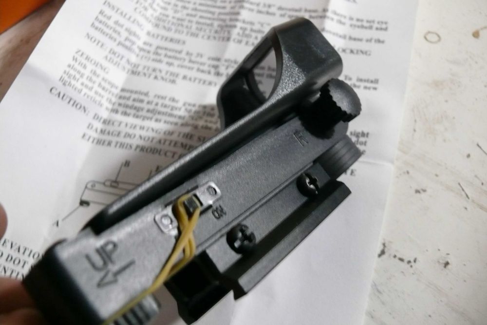 Mira de ponto vermelho, modelo Red Dot Sight.