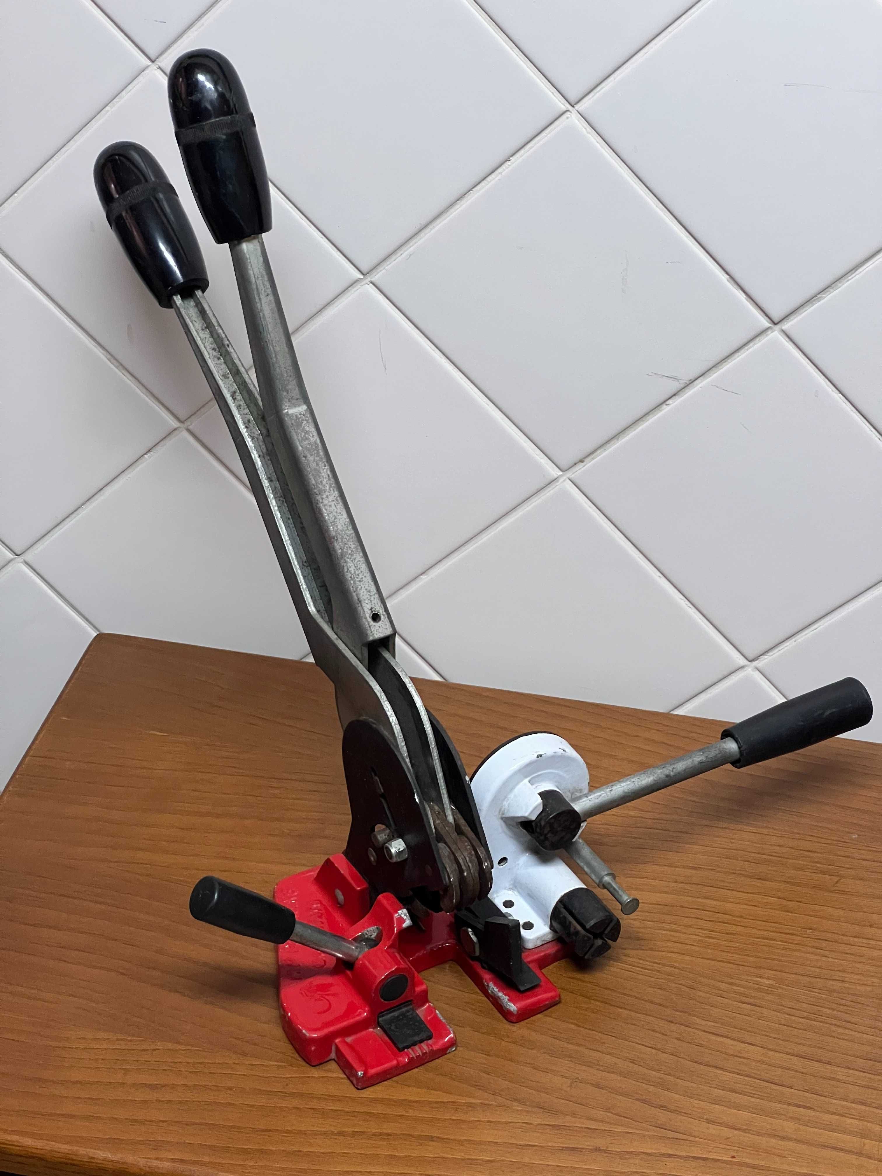 Combinado manual esticador–engastador – fitas de polipropileno - Usado