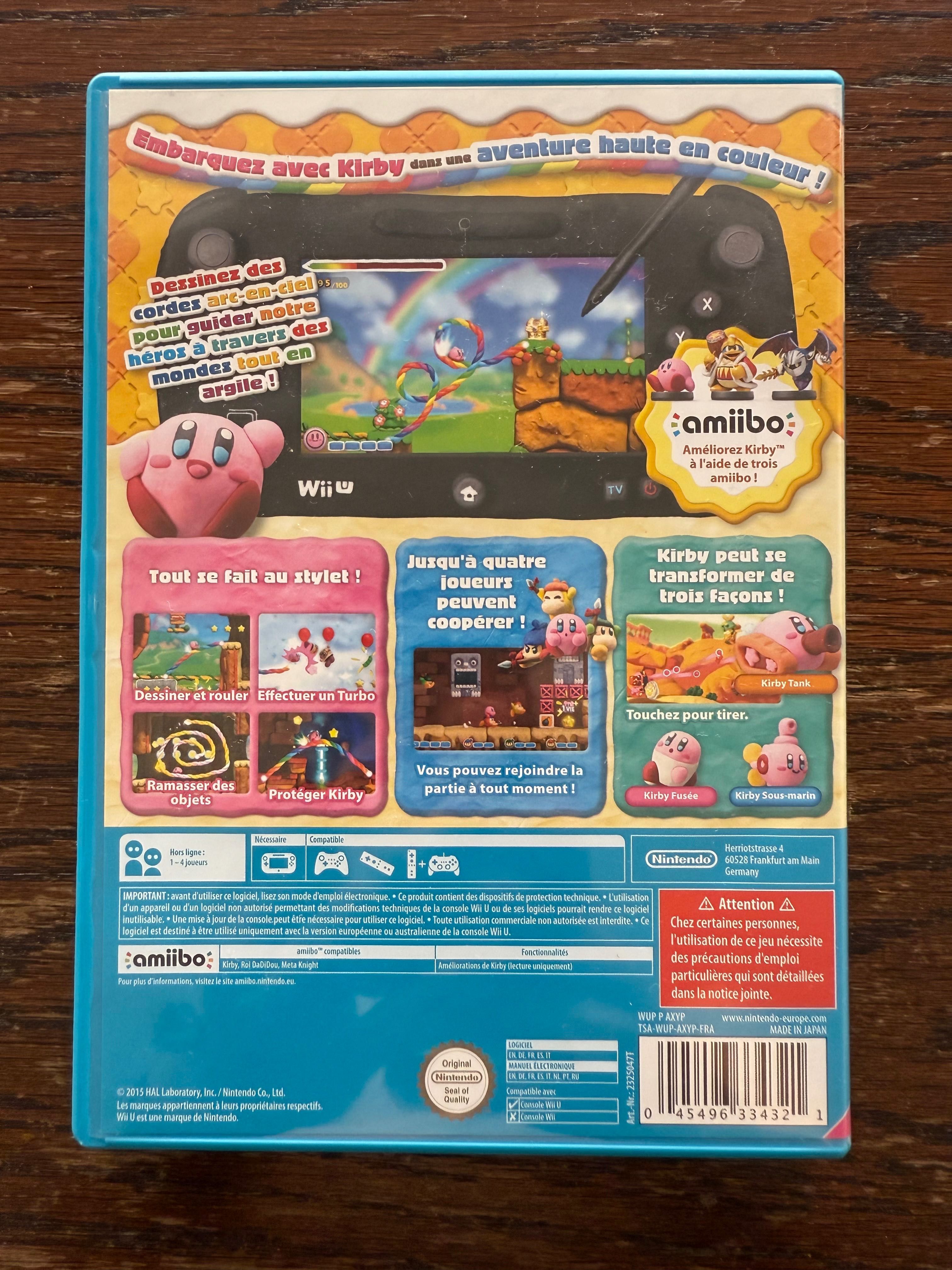 Jogo Wii U - Kirby and the Rainbow Curse