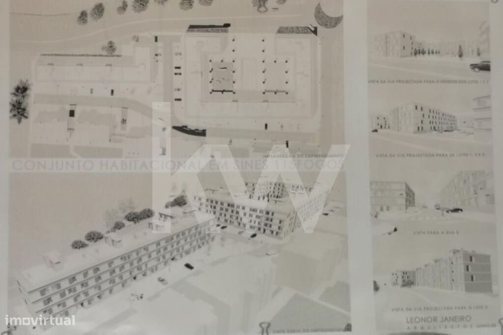 Lote De Terreno Para Construção De 35 Fogos E 56 Estacionamentos