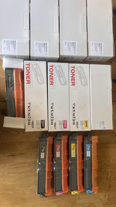 9 x Toner TN241 do Brother, 4 x bęben