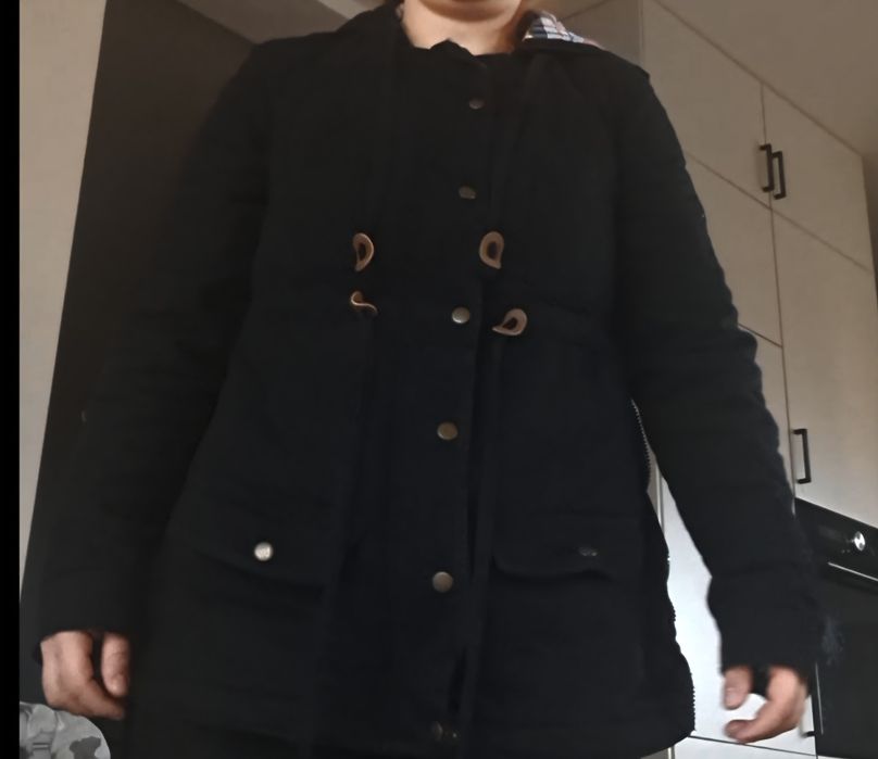 Kurtka ciążowa, dla dziecka do chusty 2w1. Rozm 36 z wkładka niemowlęc