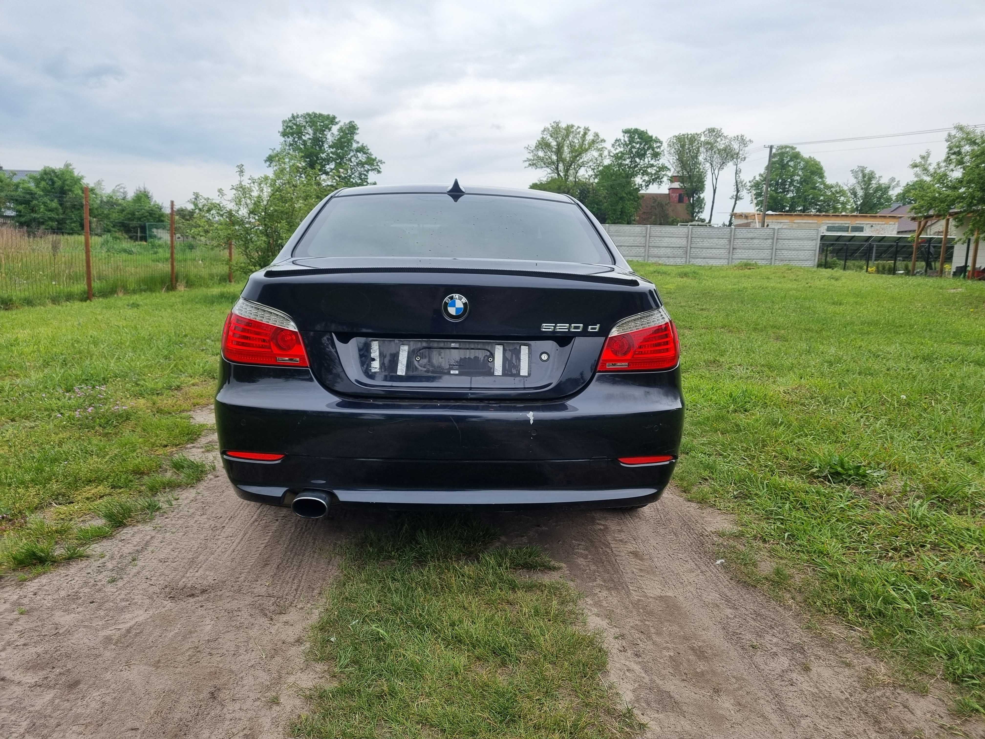 Bmw e60 lci n47d20a 177km automat monacoblau wszystkie czesci!