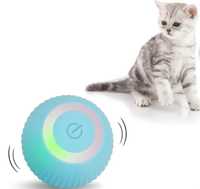 Интерактивный мяч для кошек с подсветкой и жужжанием