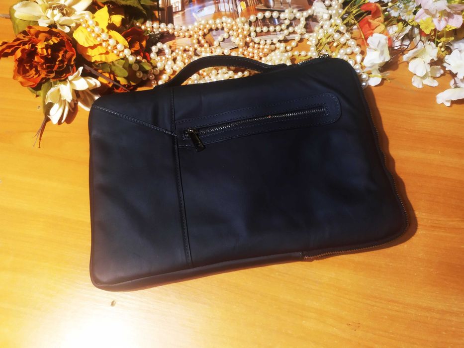 Сумка органайзер портфель ноута планшета документів натурал шкіра нова