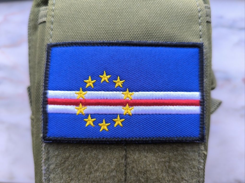 Cabo Verde - Bandeira Patch com velcro