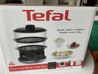 Parowar Tefal bez wad czarny gotowanie kuchnia