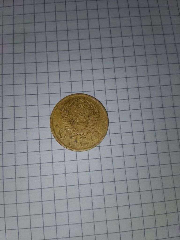 монета 5 копійок 1955р