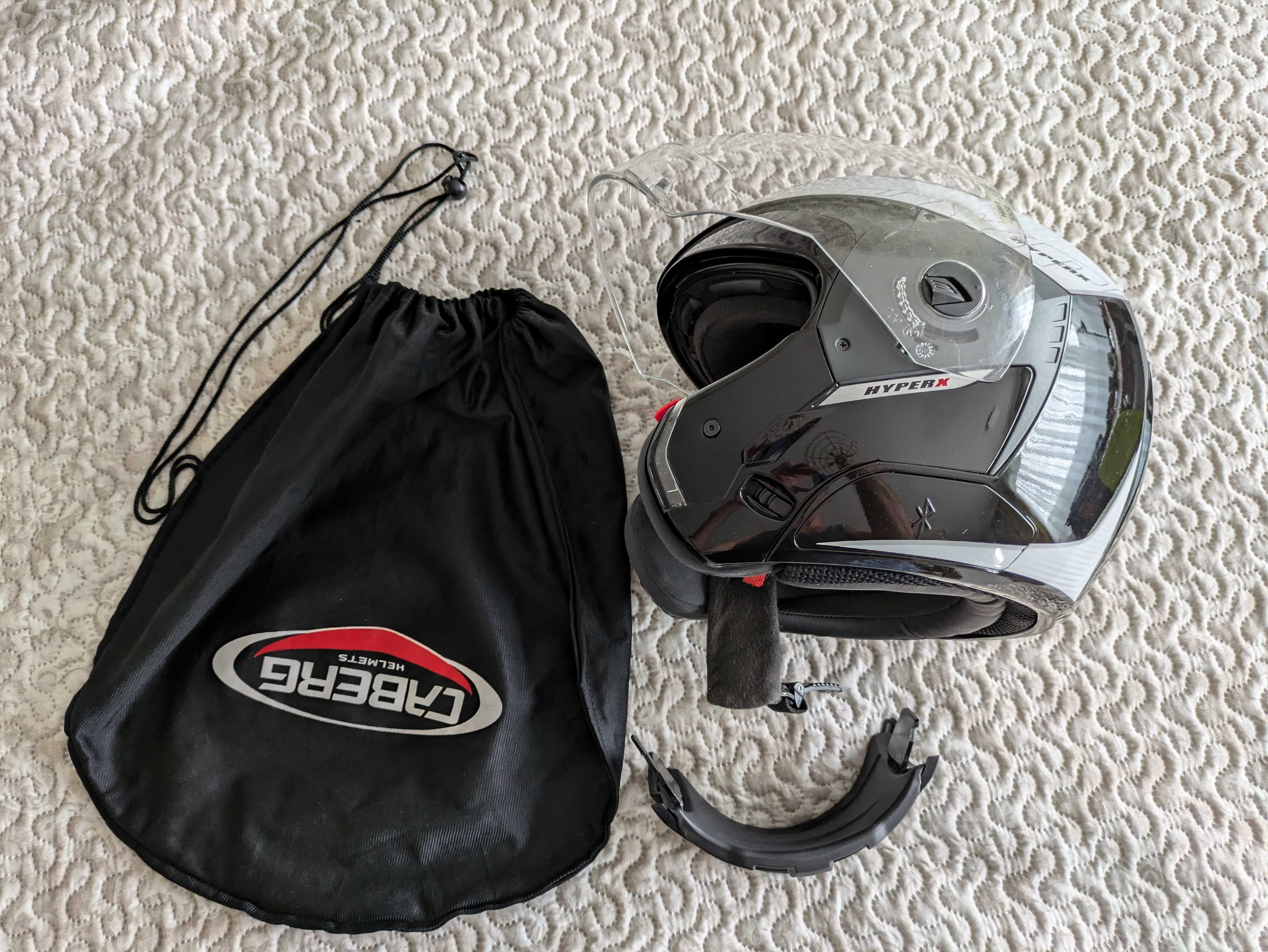 Kask modułowy Caberg HyperX motocyklowy wypinana szczęka rozmiar L