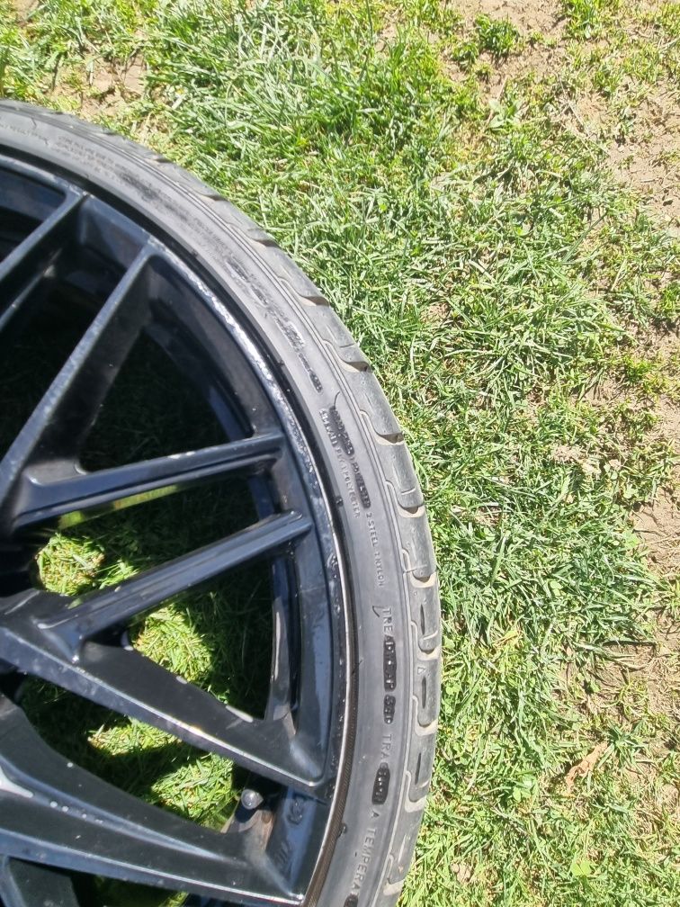 Alufelgi 20 cali czarne z oponami