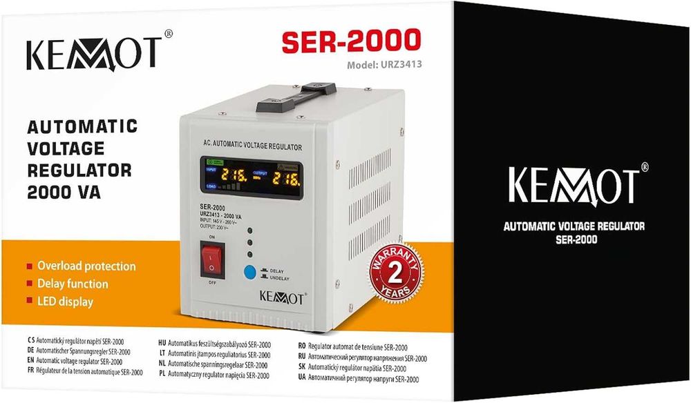 Kemot Automatyczny Stabilizator Napięcia SER-2000 URZ3413