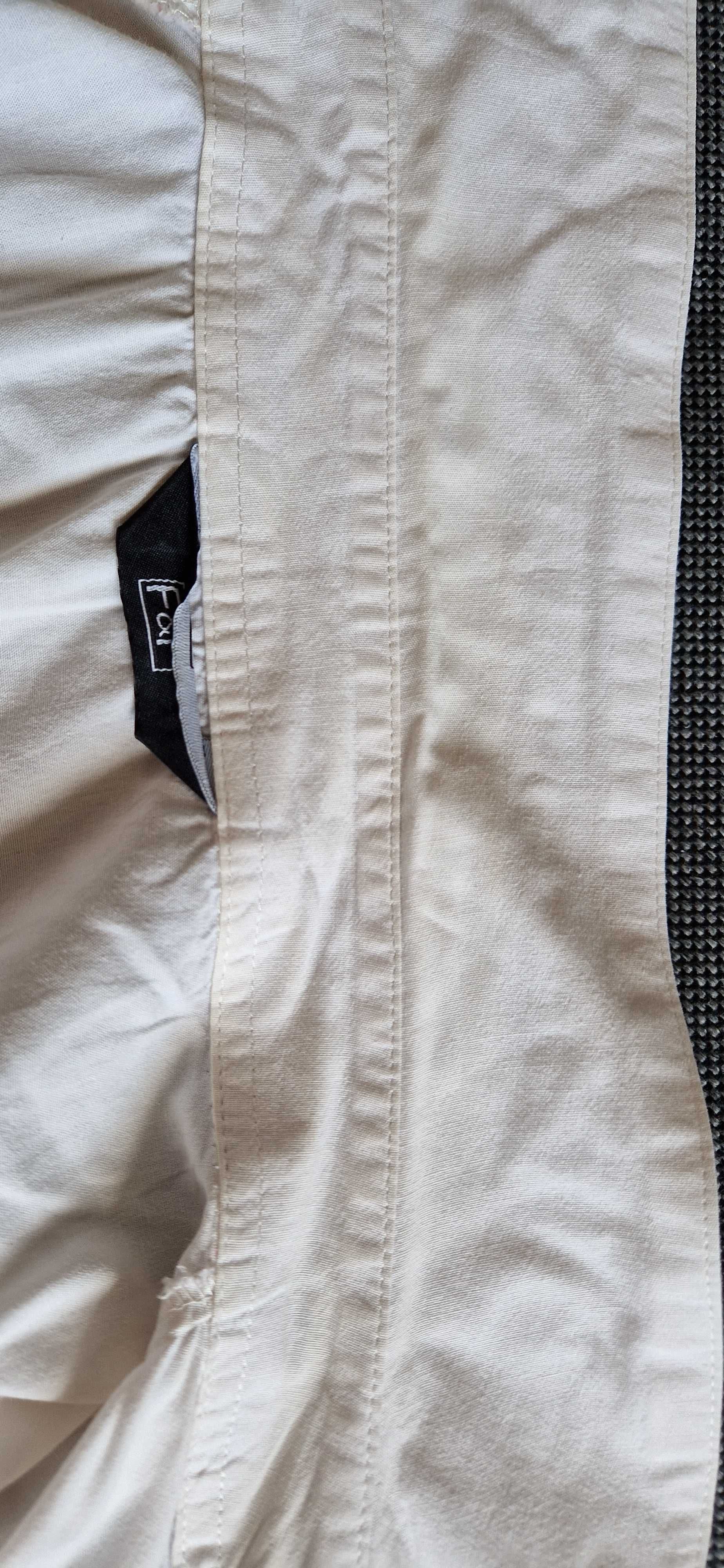 Bluzka damska taliowana w kolorowe białym R 42 (UK 14)