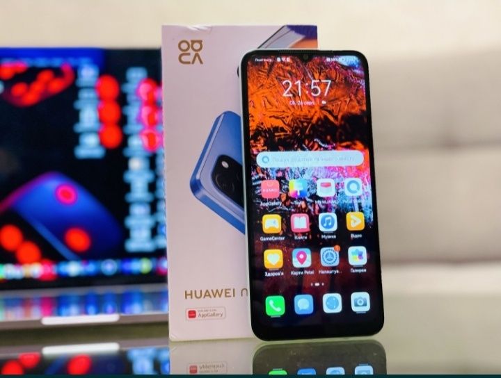 Новый HUAWEI nova Y61, редкая модель, цвет мяты