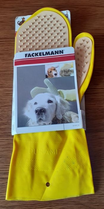 Rękawica do czesania zwierząt Fackelmann - nowa!