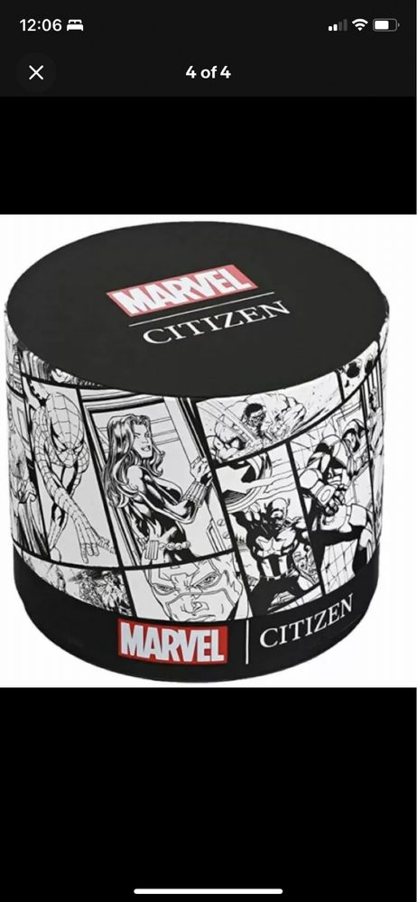 Citizen Men's Eco-Drive Marvel Heroes Spider-Man Calendar 44mm Watch A